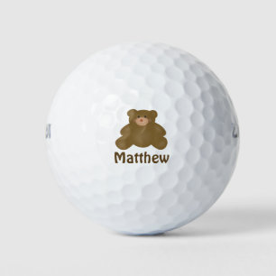 Balles De Golf Cute Cudly Brown bébé Teddy Bear Cub