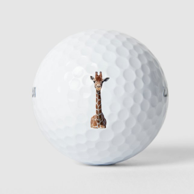 Balles De Golf Cute giraffe face (Devant)