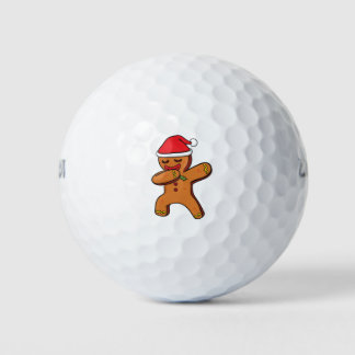 Balles De Golf Dabbing gingpain homme à la cuisson Noël père Noël