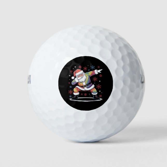 Balles De Golf Dabler Noël Père Noël mauvais Noël Noël (Devant)