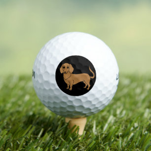 Balles De Golf Dachshund Chien Wiener Animal mignonne Chien Chien