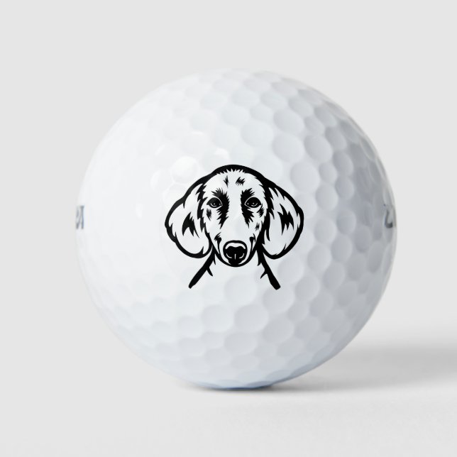 Balles De Golf Dachshund Hound Dog (Devant)