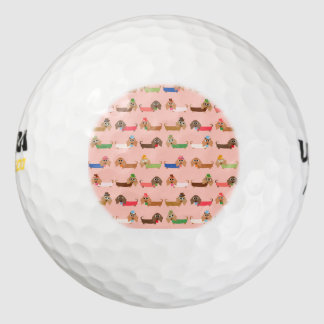 Balles De Golf Dachshunds amusants