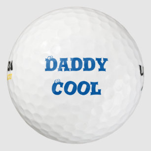Balles De Golf Daddy Cool Blue Fête des pères Dons Sports Games
