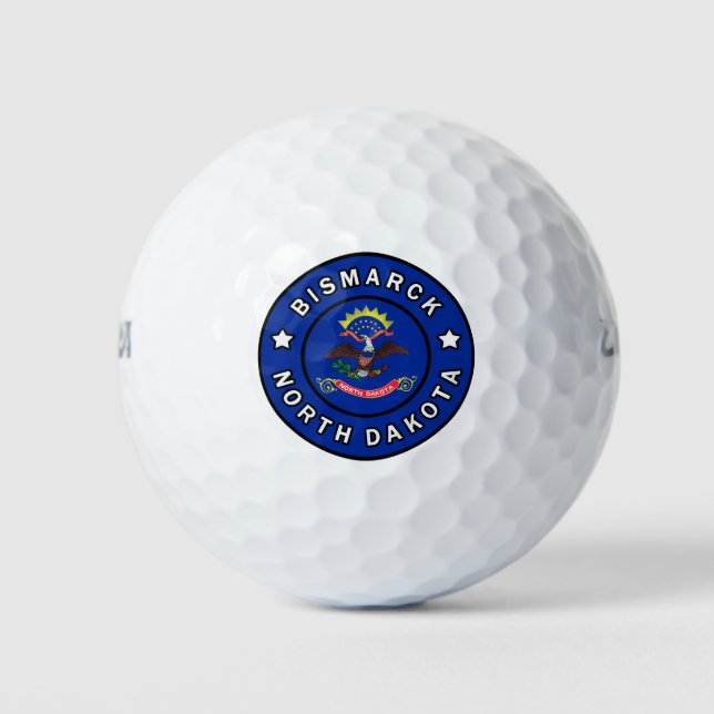 Balles De Golf Dakota de Bismarck (Devant)