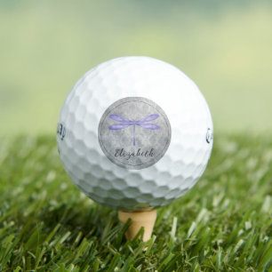 Balles De Golf Damas de libellule violette