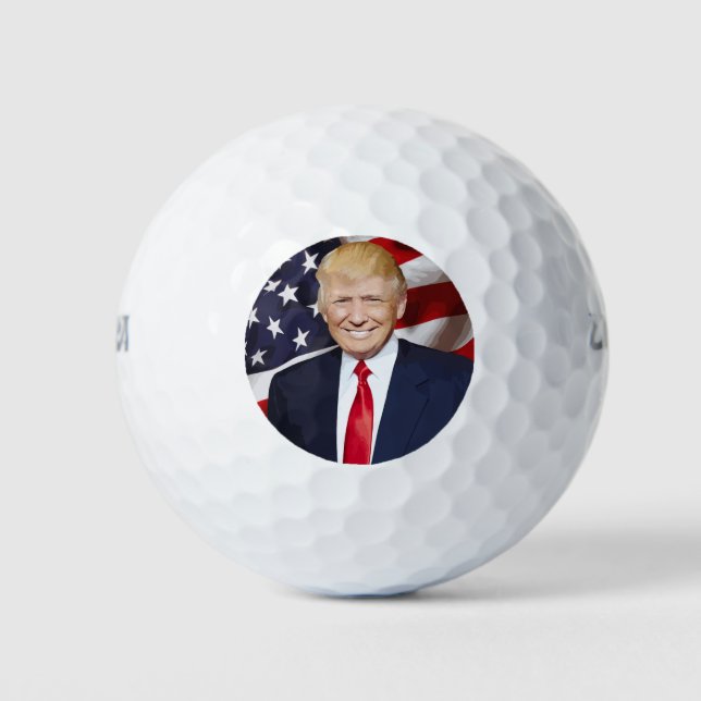 BALLES DE GOLF DE DONALD TRUMP (Devant)