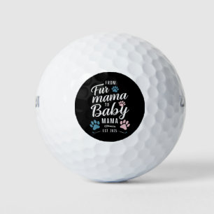 Balles De Golf De Fur Mama à Baby Mama Estimé 2025 Chien Chat Mam