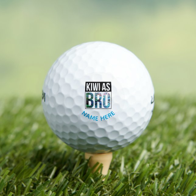 BALLES DE GOLF DE NEW ZEALAND KIWI PAUA PERSONNALI (T-shirt Insitu)