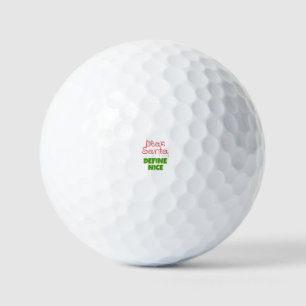 Balles De Golf Dear Santa define nice