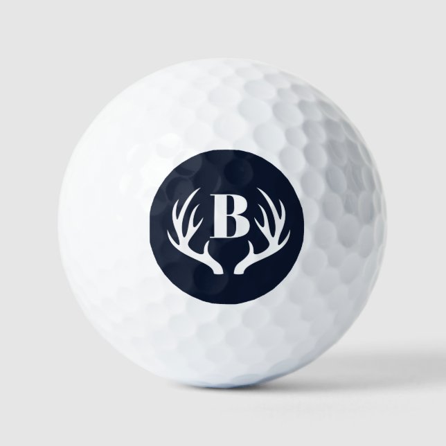 Balles De Golf Deer Antlers Golf Balls (Recto)