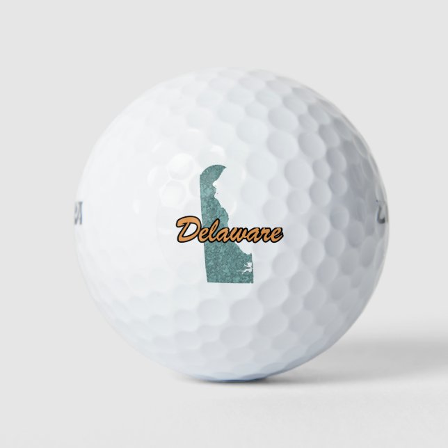 Balles De Golf Delaware (Devant)