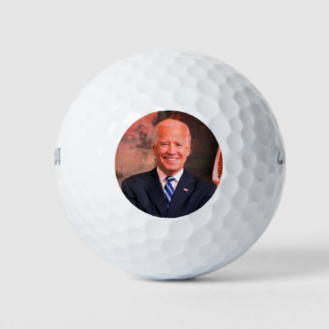 Balles De Golf Démocrate Joe Biden - 46ème Président des Etats-Un (Devant)