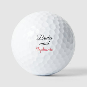 Balles De Golf Demoiselle d'honneur Cadeau de mariage personnalis