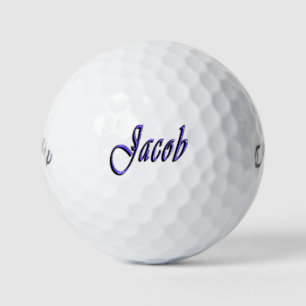 Balles De Golf Des Hommes Appelés Jacob,