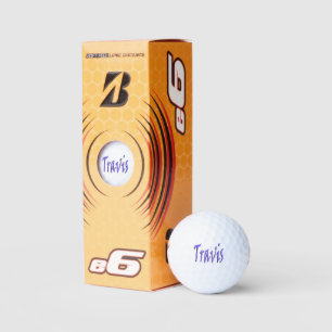 Balles De Golf Des Hommes Appelés Travis,