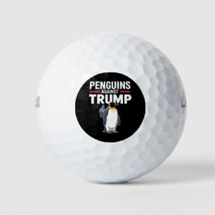 Balles De Golf Des palmes de pingouin contre Trump