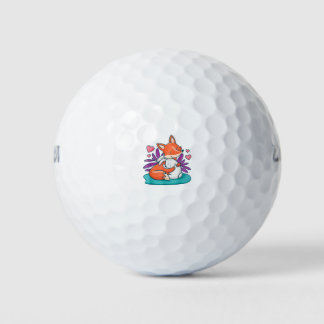 Balles De Golf Dessin animé Fox Bunny Rabbit Hug Friends Love Eas
