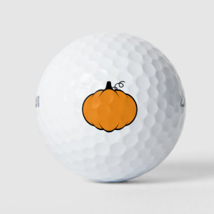 Balles De Golf Dessin Citrouille de la saison automnale