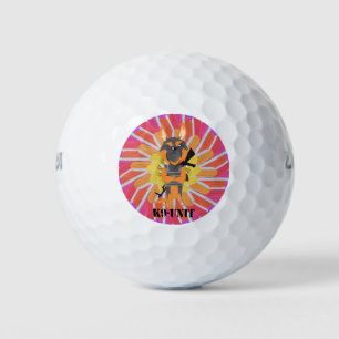 Balles De Golf Dessin de chien d'unité K9 berger allemand de band