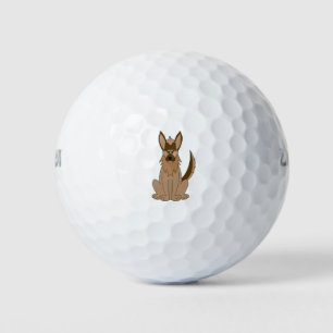 Balles De Golf Dessin de chien Extraordinaire berger allemand