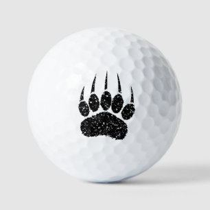 Balles De Golf Dessin de l'Empreinte de patte de l'ours de Partie