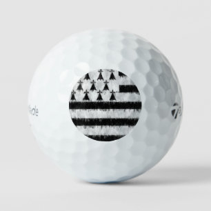 Balles De Golf Dessin de peinture à l'huile bretonne