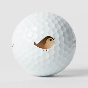 Balles De Golf Dessin d'Oiseau de Bruant