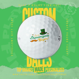 Balles De Golf Dessin drôle de la Saint-Patrick pour copains de g