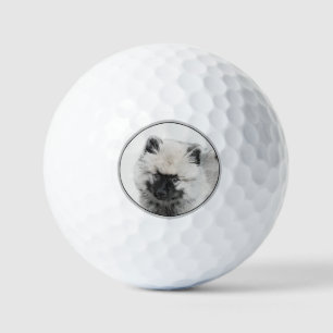 Balles De Golf Dessin Keeshond Chiot - Joli dessin original Chien