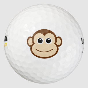 Balles De Golf Dessin sur singe