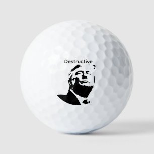 Balles de golf destructrices de Trump