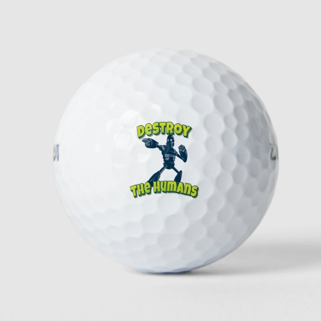 Balles De Golf Détruisez Le Robot Humain (Devant)