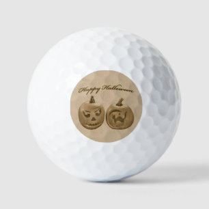 Balles De Golf Deux citrouilles Joyeux Halloween