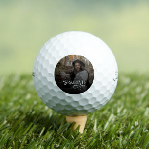 Balles De Golf Diplômé de typographie moderne Photo Graduation