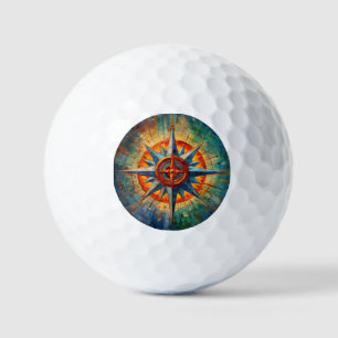Balles De Golf Direction au Chaos (Rose Compass)
