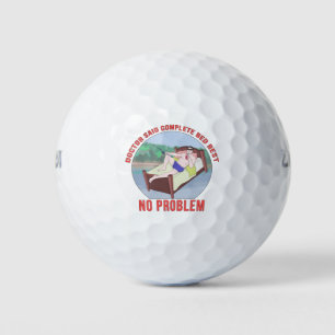 Balles De Golf Docteur Dit Lit Complet Repos Pas De Problème