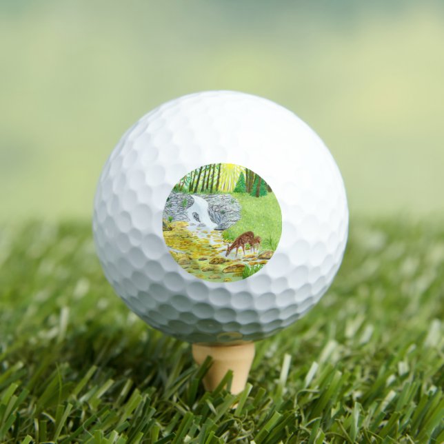 Balles de golf Doe et Faon (T-shirt Insitu)