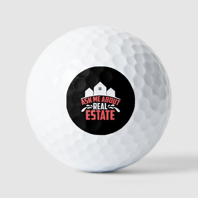 Balles De Golf Don Realtor | Me questionner sur l'immobilier (Recto)