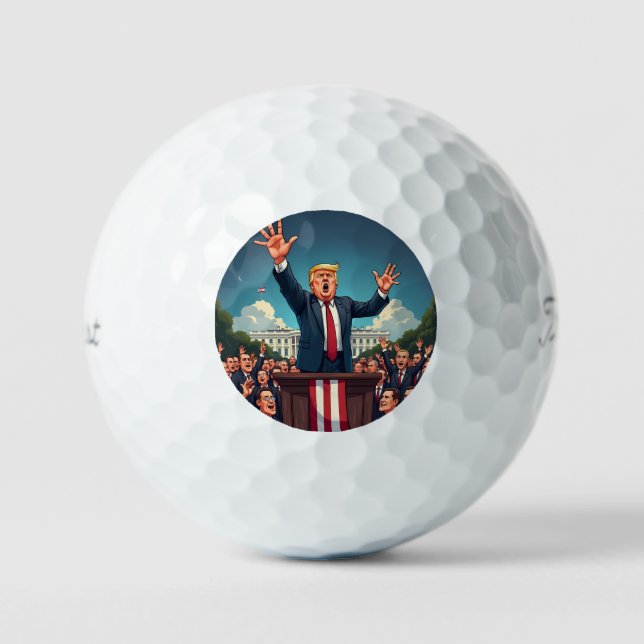 Balles De Golf Donald Trump (Recto)