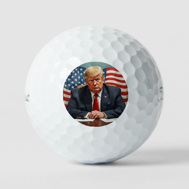 Balles De Golf Donald Trump (Recto)