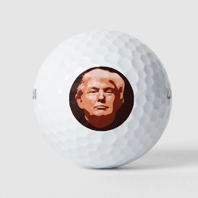Balles De Golf Donald Trump (Devant)