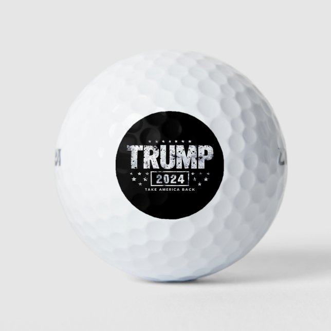 Balles De Golf Donald Trump 2024 redonne l'élection américaine (Devant)