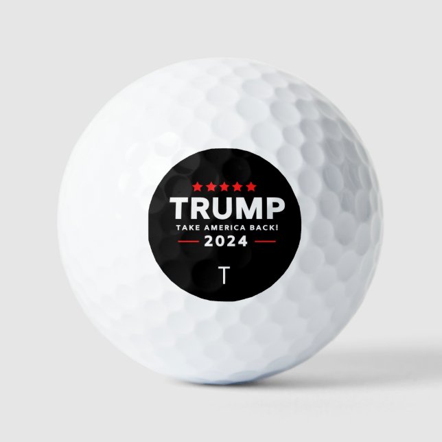 Balles De Golf Donald Trump 2024 redonne l'élection américaine (Recto)