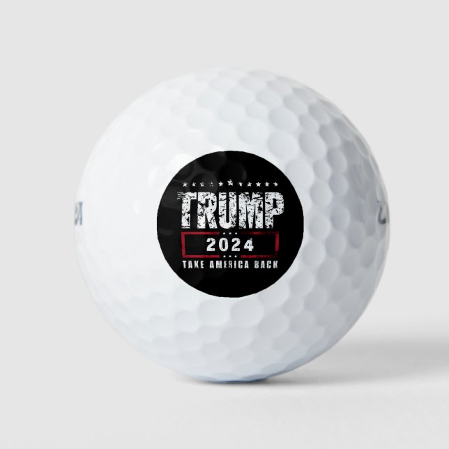 Balles De Golf Donald Trump 2024 redonne l'élection américaine (Devant)