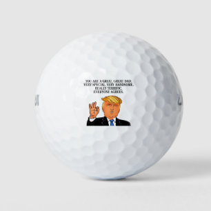 Balles De Golf Donald Trump - anniversaire terrible de fête des