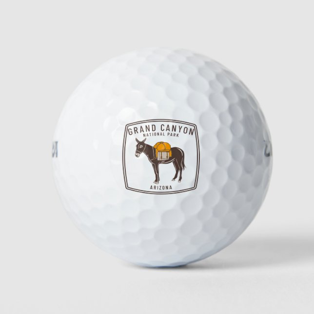 Balles De Golf Donkey du parc national du Grand Canyon (Devant)