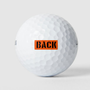 Balles De Golf Dos à l'avant