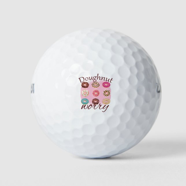 Balles De Golf Doughnut Worry (Devant)