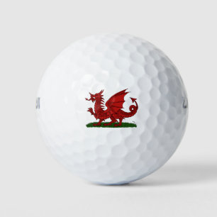 Balles De Golf Dragon rouge du Pays de Galles